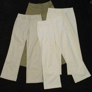 Lot of 4 pairs Ann Taylor Women's Pants Slacks Ann